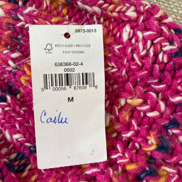 Gap Womens Fuschia Marled Soft Cotton Blend Knit Mock Neck Sweater- Sz-M - Picture 11 of 16